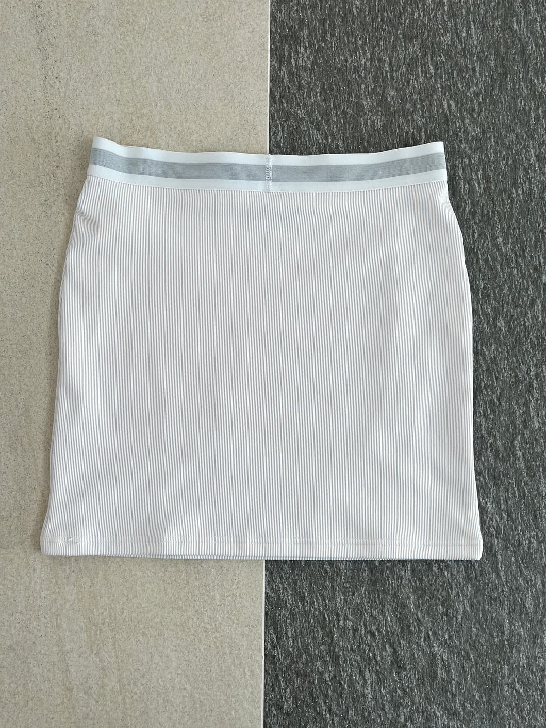베이프 밴딩 골지 스커트 상품이미지3