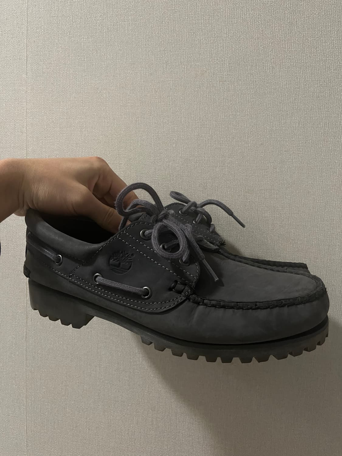 팀버랜드 보트슈즈 260 다크그레이 상품이미지1