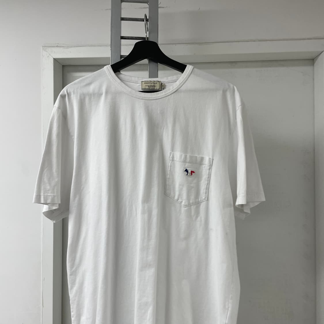 메종키츠네 반팔 티셔츠 화이트 XXL 상품이미지2