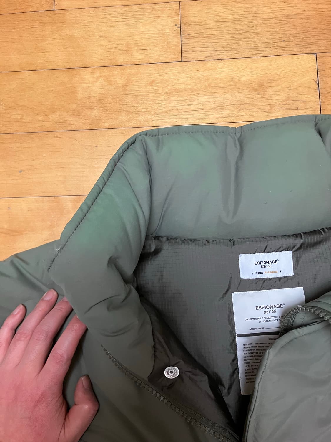 에스피오나지 몬스터파카 XL 상품이미지8