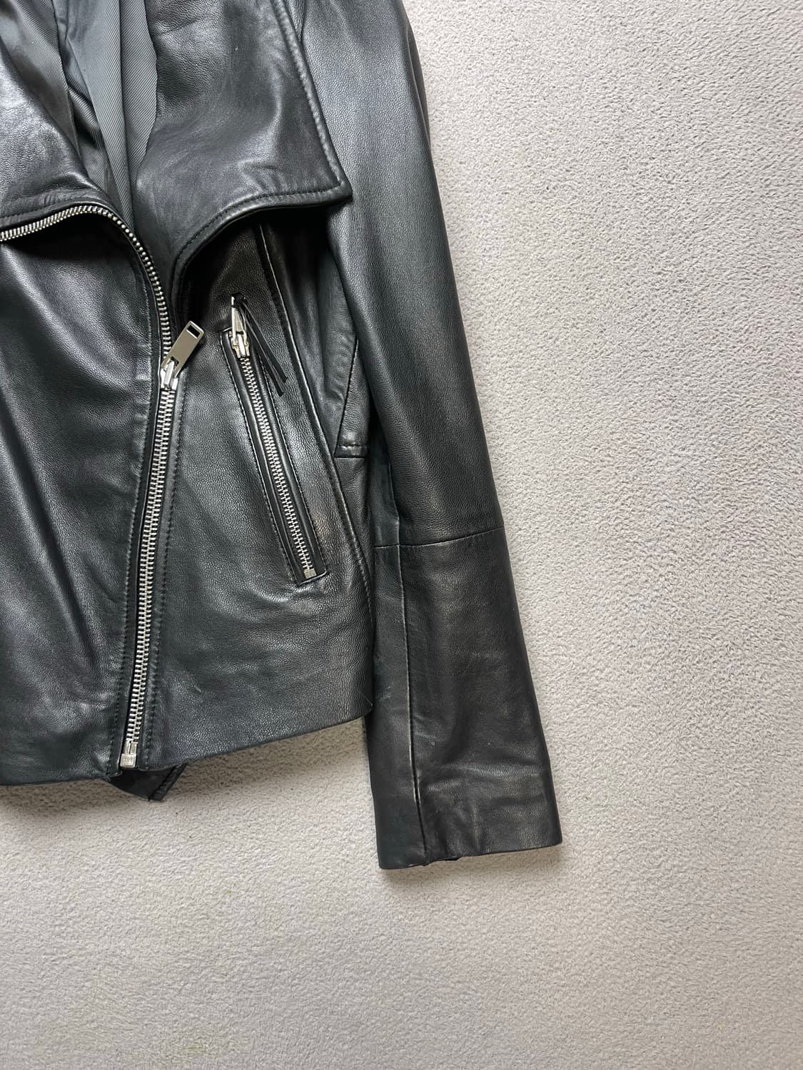 [S] MANGO 망고 양가죽 자켓 상품이미지9