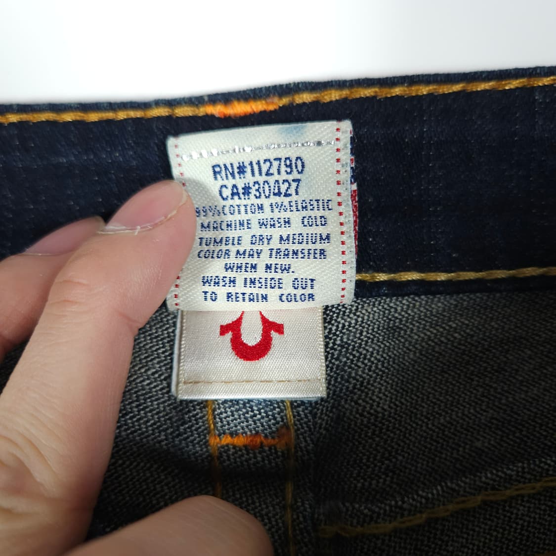 트루릴리전 로우라이즈 부츠컷 데님팬츠  상품이미지6