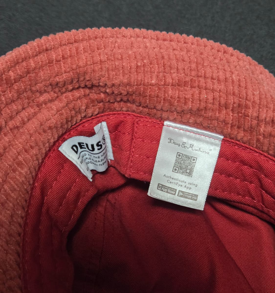 Deus 데우스 코듀로이 버킷햇 OS 상품이미지2