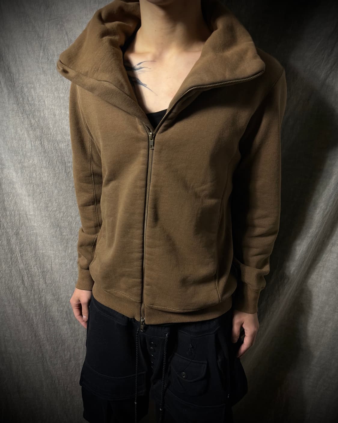LAD MUSICIAN High Neck Sweat Zip Jacket  상품이미지1
