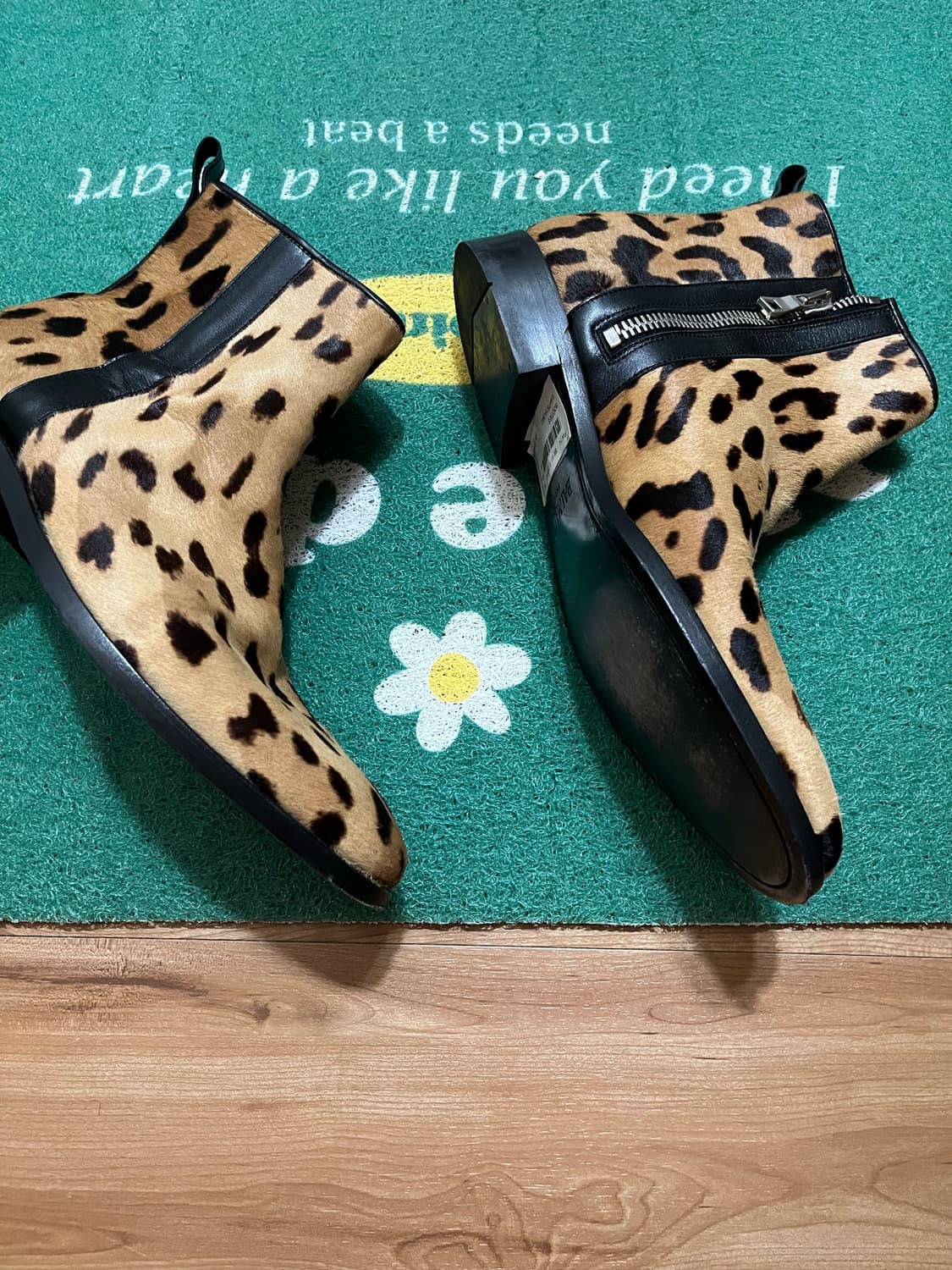 발망 정품 송치 레오파드 부츠 상품이미지2