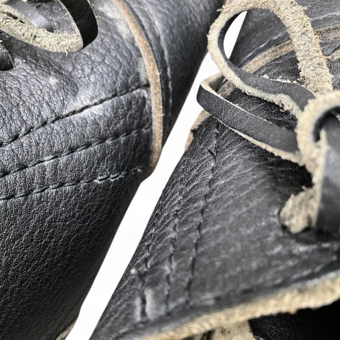 꼼데가르송 트리콧 가죽 플레인토 더비슈즈 상품이미지7