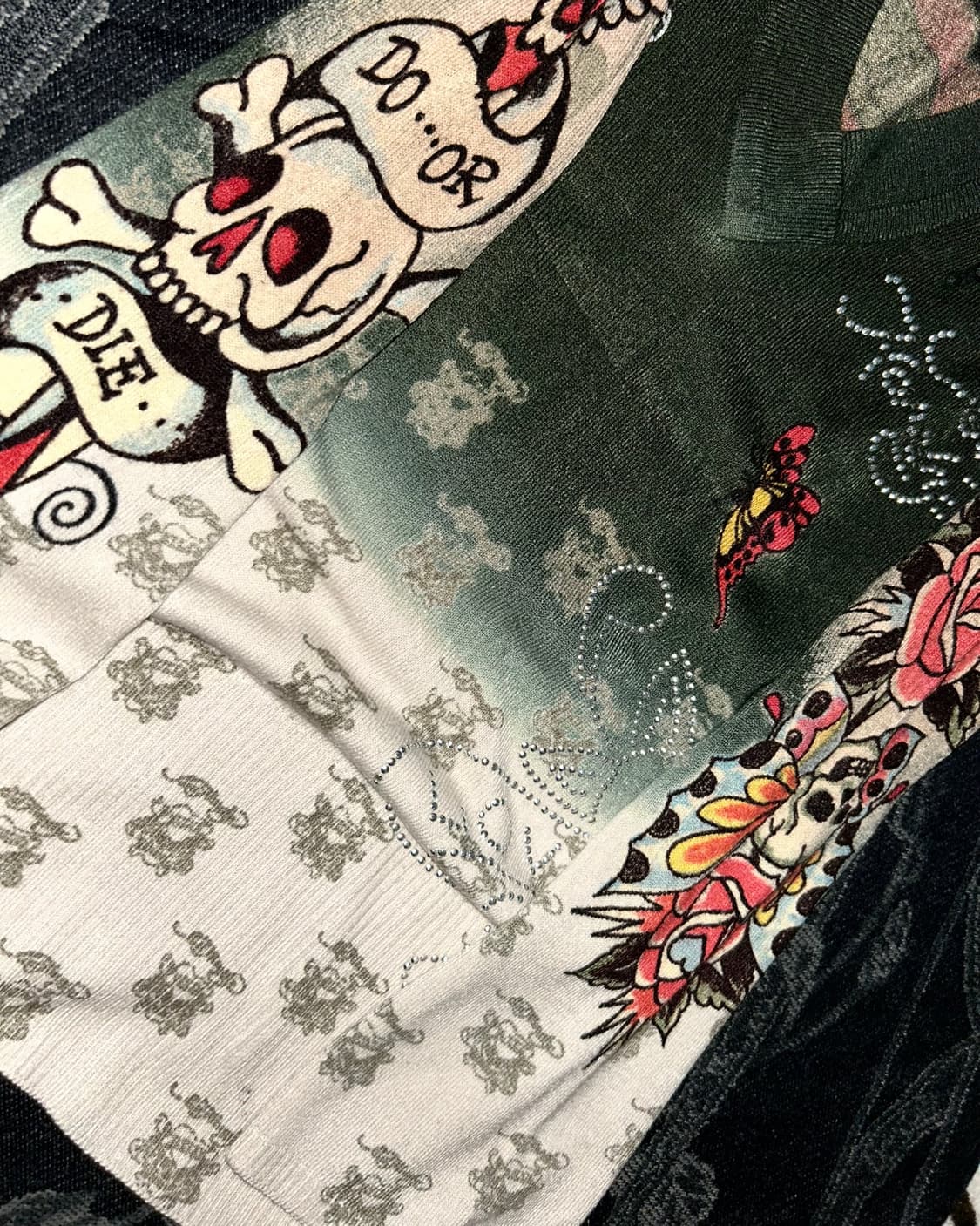 Ed Hardy skull oriental knit hoodie 상품이미지6