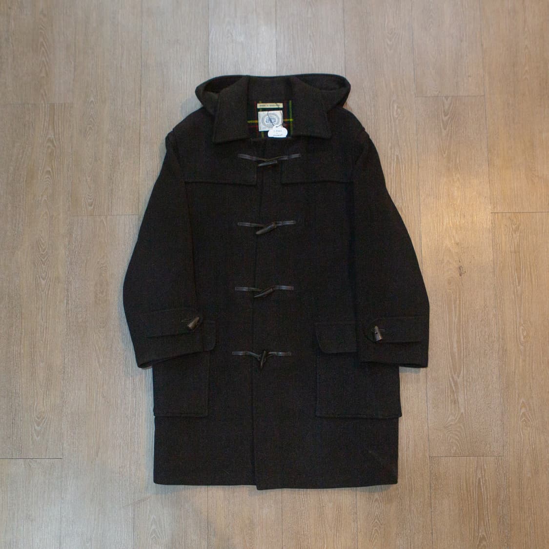 Gloverall x J.Press 메리노 울 더플 코트 그레이 상품이미지1