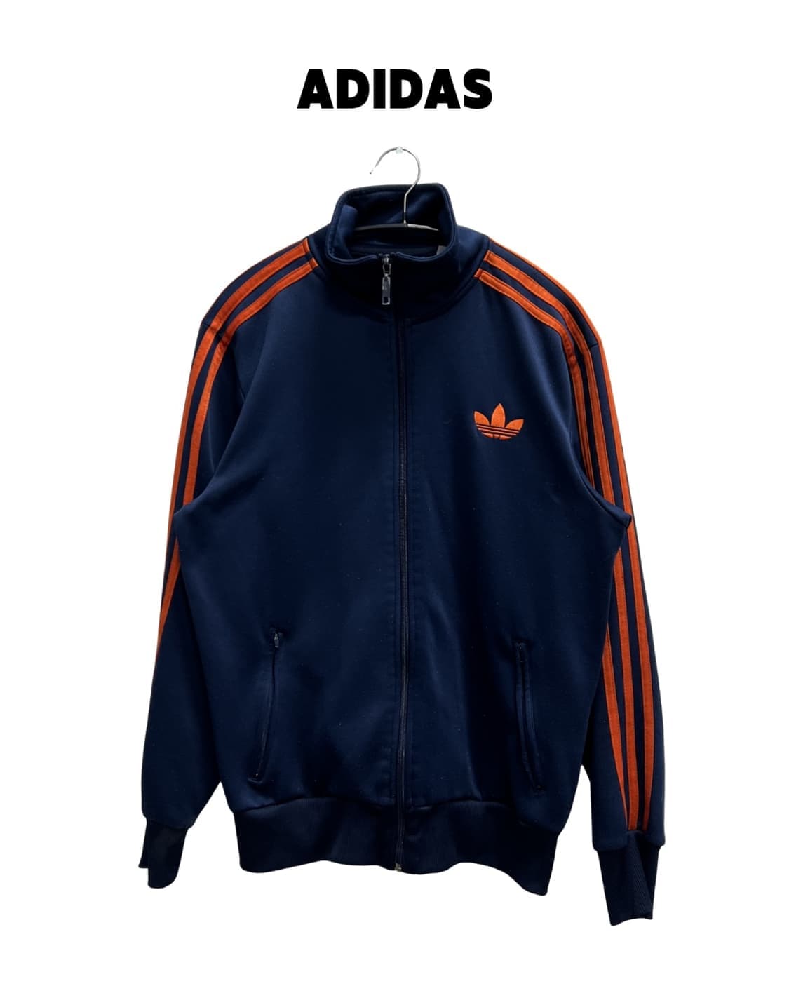 (100) 아디다스 구형 파이어버드 트랙탑 져지 네이비/오렌지 상품이미지1