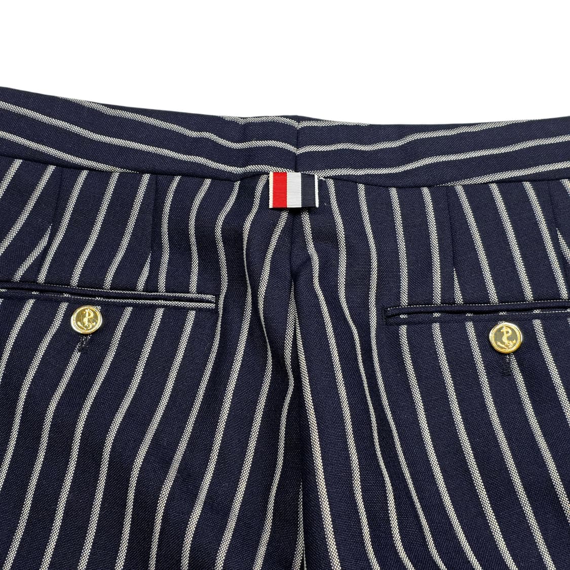 톰브라운 여성 모헤어 스트라이프 팬츠 상품이미지4