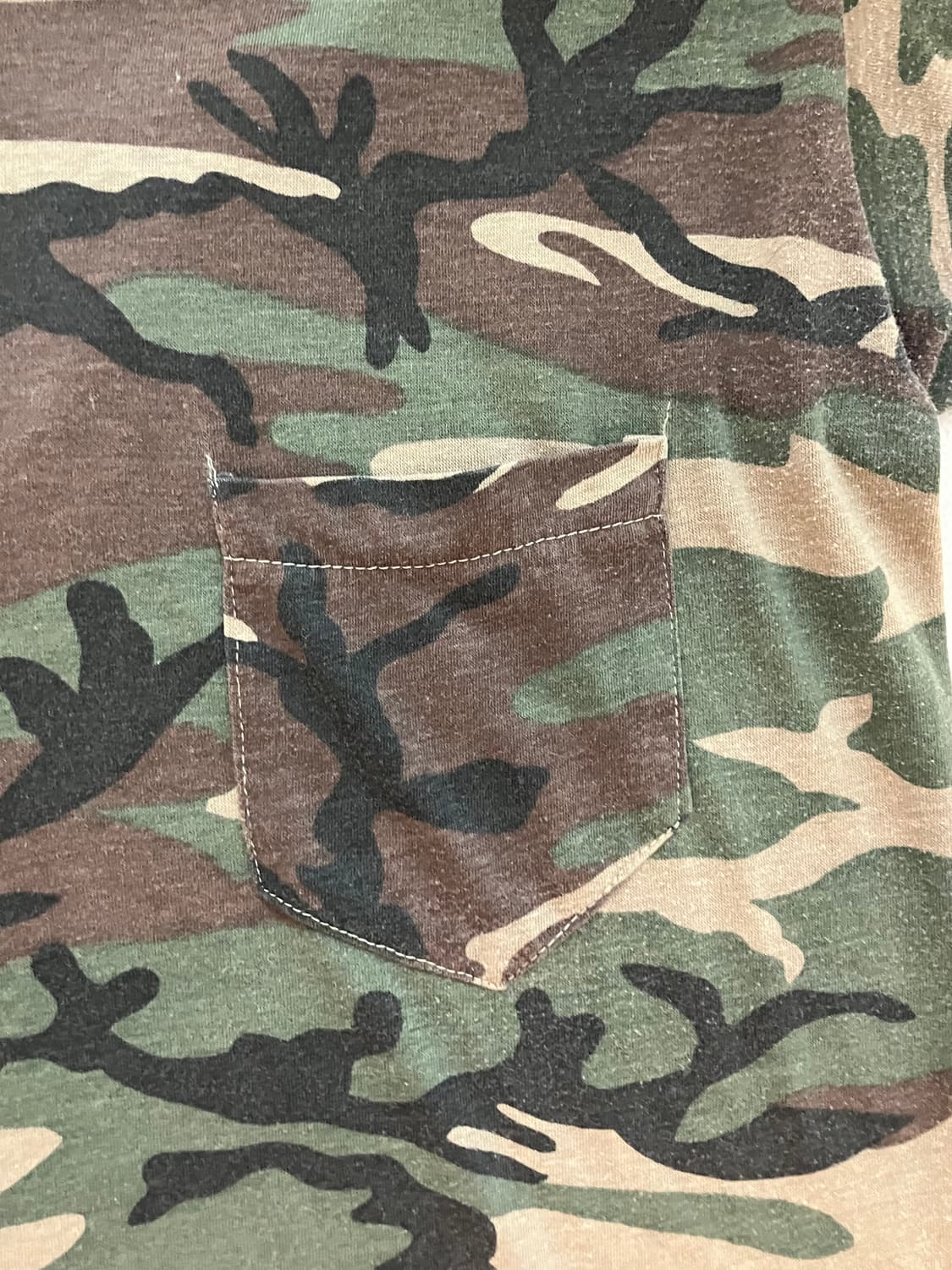 80s woodland camo pocket tee  (USA) 상품이미지2