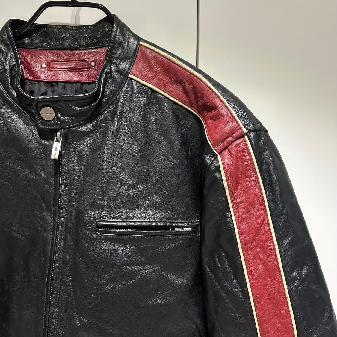 윌슨 레더 카페레이서 레더자켓 상품이미지4