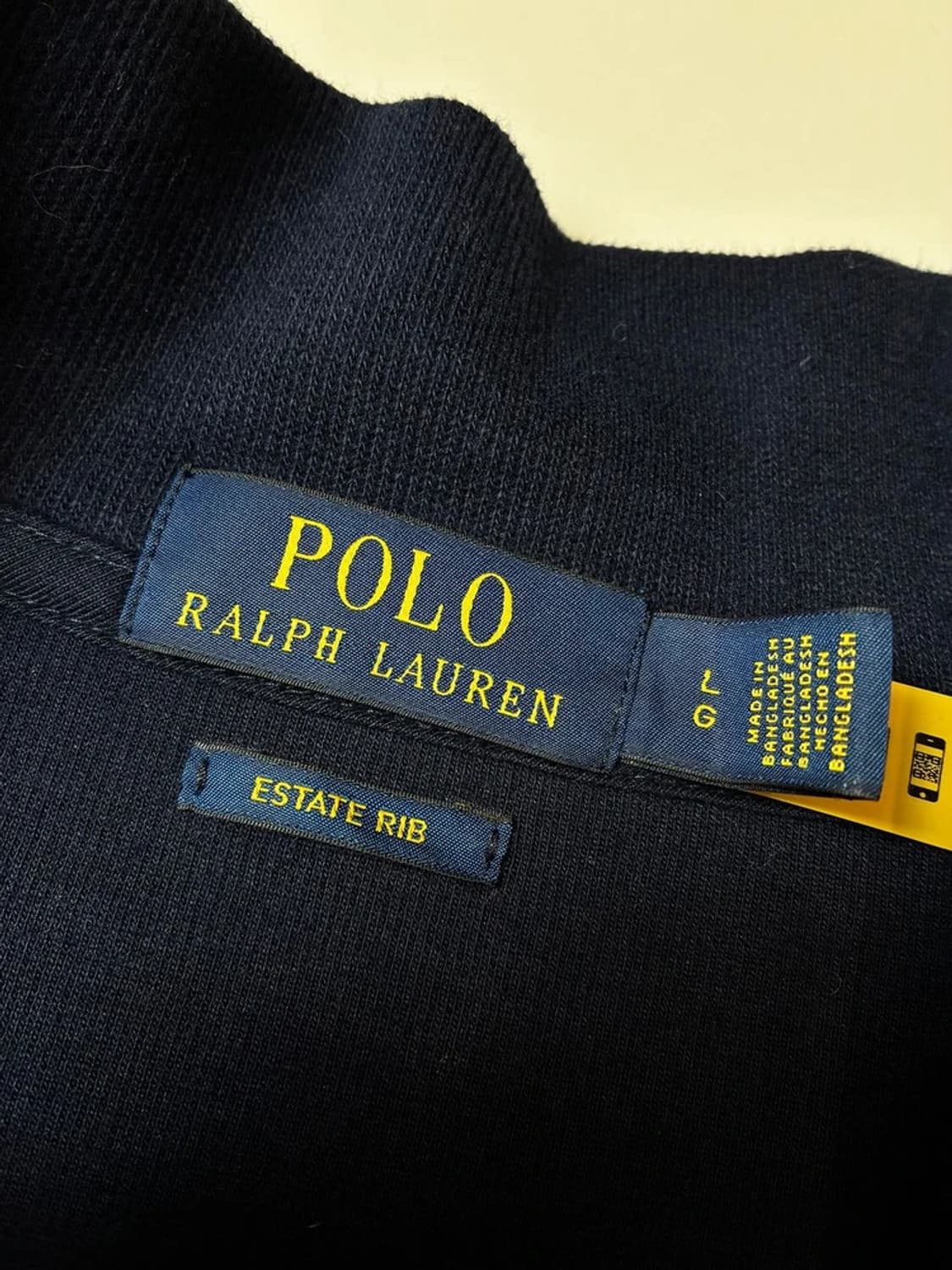 폴로 랄프로렌 큐알 신형 하프 집 니트 PN8313 상품이미지6