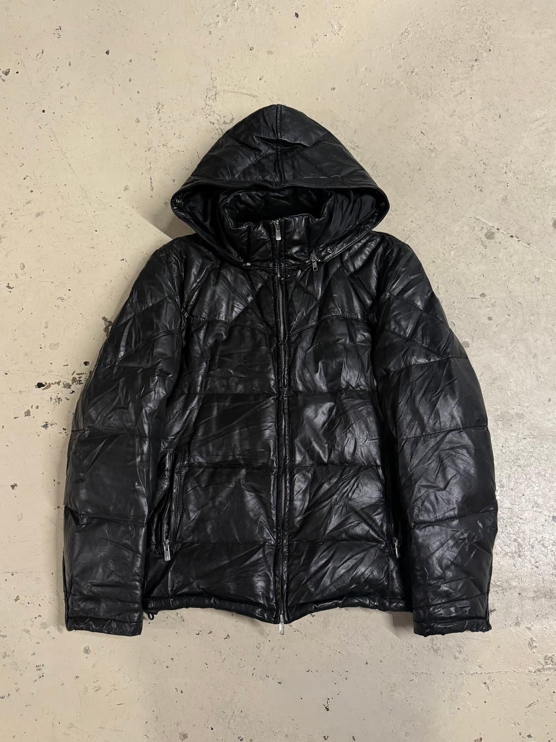 quilting detail real leather padding 상품이미지1