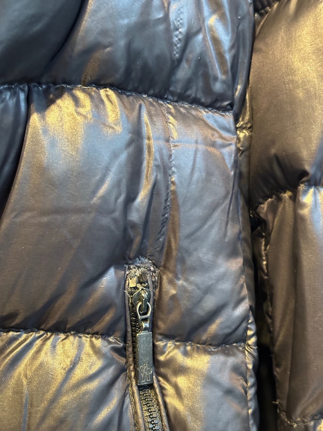 몽클레어 블랙 다운 숏패딩 0사이즈 상품이미지9