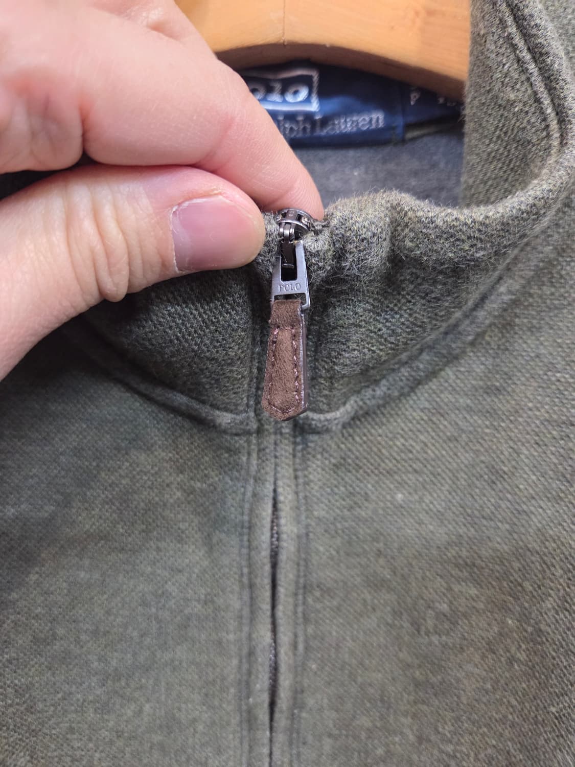 폴로랄프로렌 하프집업 니트 긴팔 sp 카키  상품이미지7