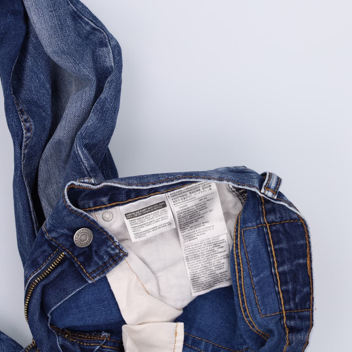 [W30 L32] 리바이스 511 워싱 데님 팬츠 1222J 상품이미지6