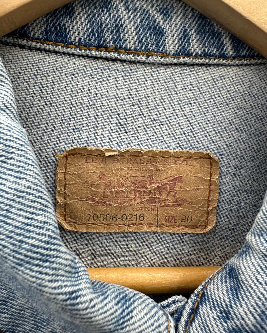 (90)90'S 리바이스 코리아 청자켓-M1979 상품이미지7