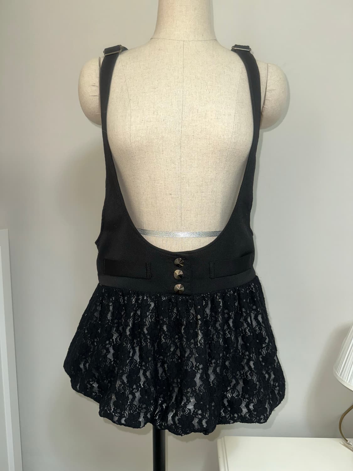 빈티지 갸루 멜빵 서스펜더 원피스 상품이미지1