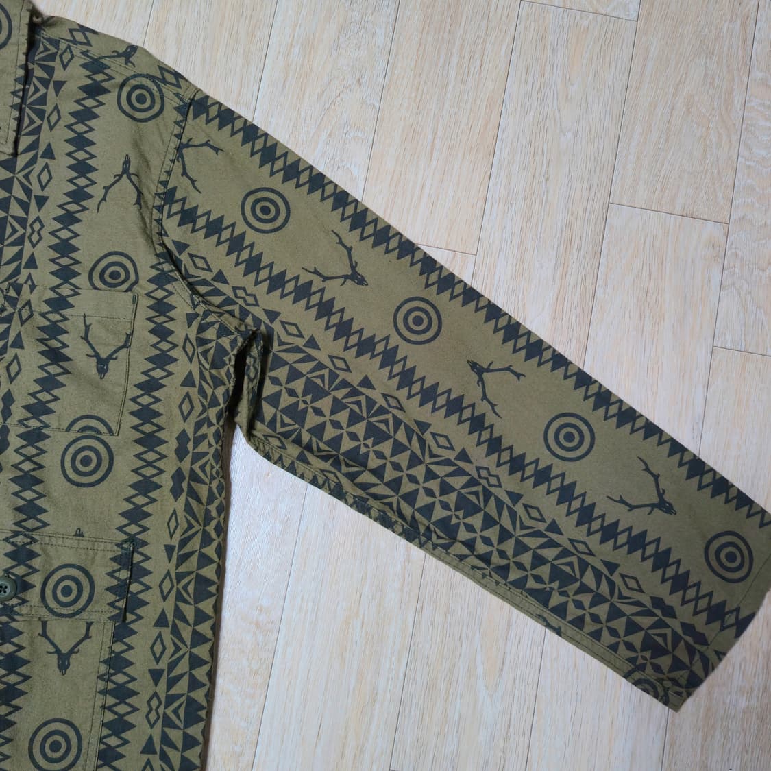 South2 West8 카키 헌팅 셔츠 자켓 상품이미지3