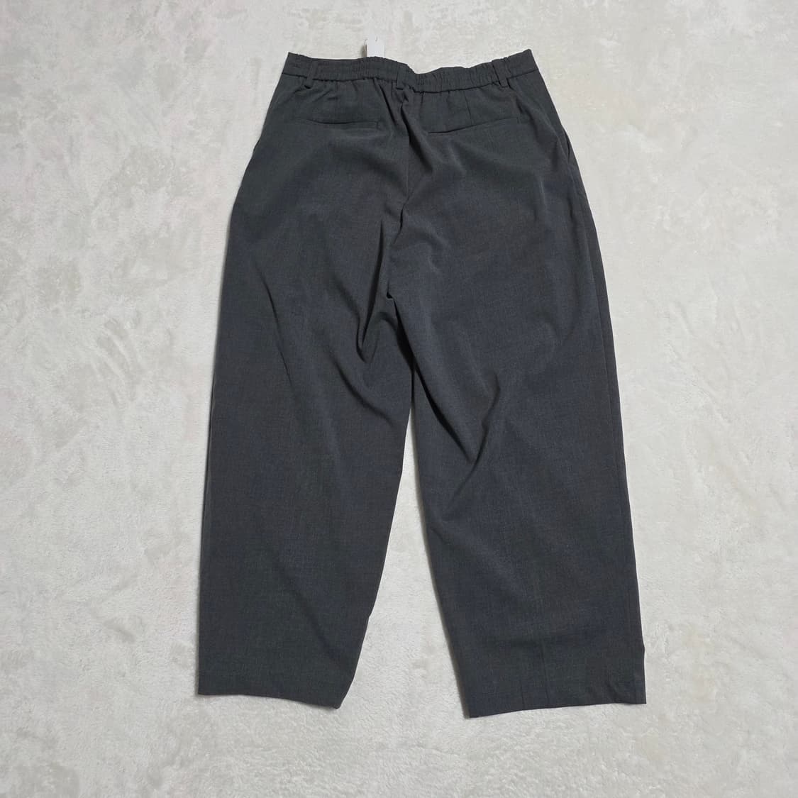 (L)여성 테이트모던 로드 밴딩 와이드 배기 슬랙스 팬츠 상품이미지3