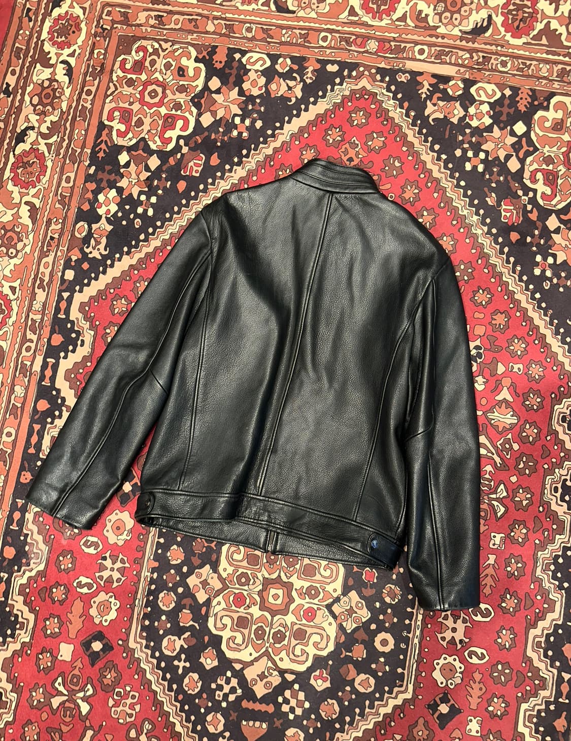 ( L ) 가죽자켓 레더자켓 바이커가죽 라이더자켓 레이싱자켓 상품이미지4