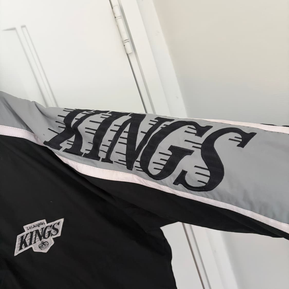 00s 스타터 NHL 로스앤젤레스 킹스 롱 파카 XL 상품이미지6