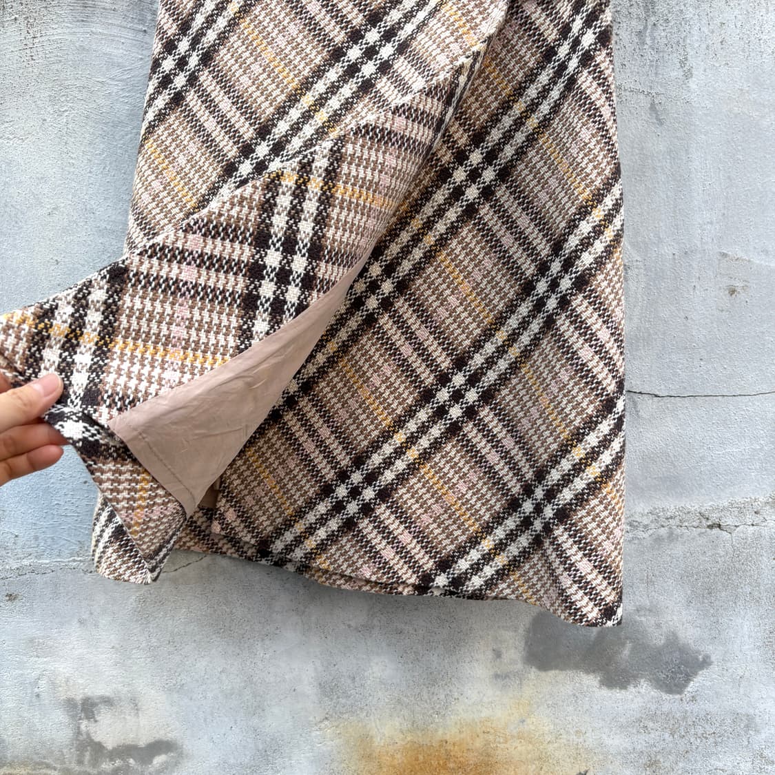 Burberry 버버리 체크 랩 스커트 상품이미지4