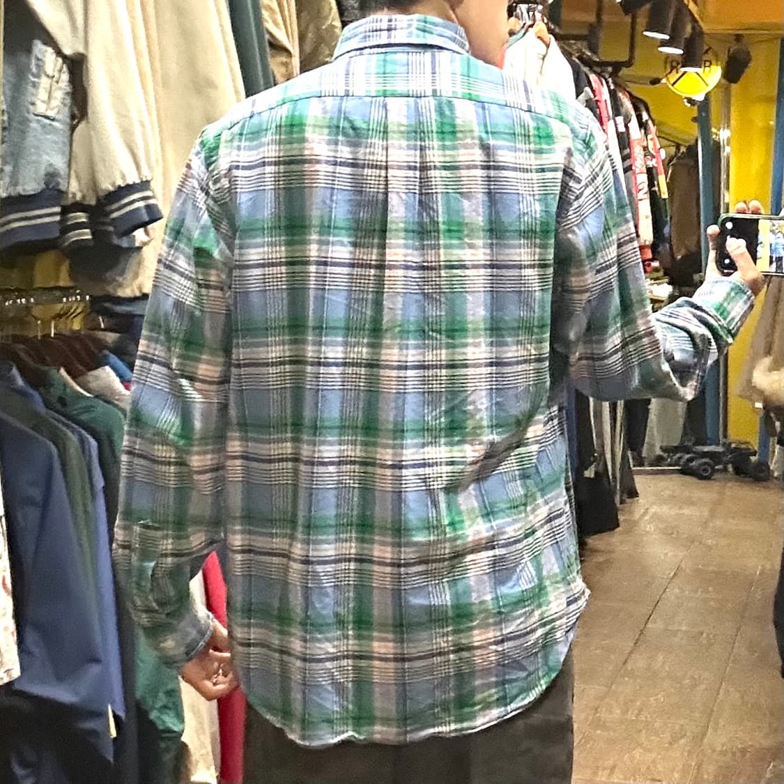 [HI] 폴로 랄프로렌 셔츠 체크블루 상품이미지5