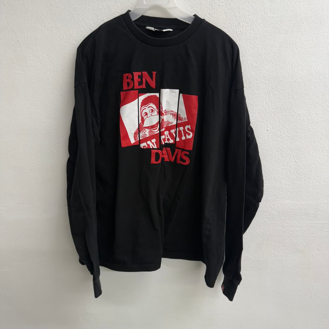 벤데이비스 오리지널 로고 프린팅 롱슬리브 (XL) 상품이미지1