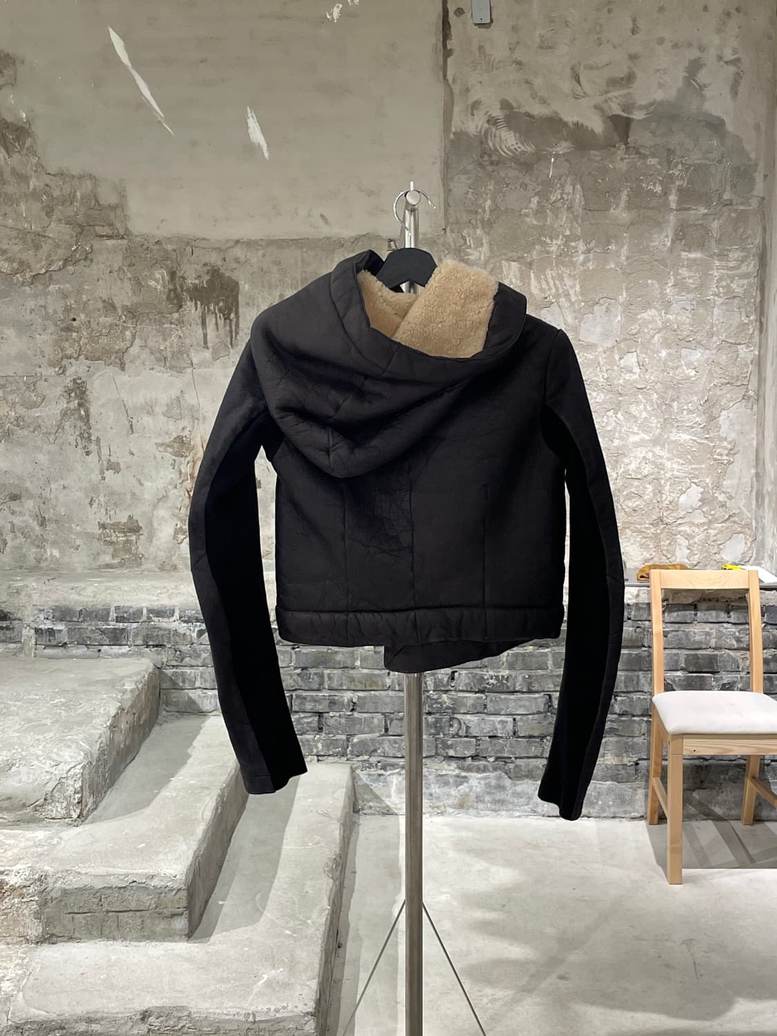 릭 오웬스 다크 브라운 쉽스킨 무스탕 자켓 상품이미지6