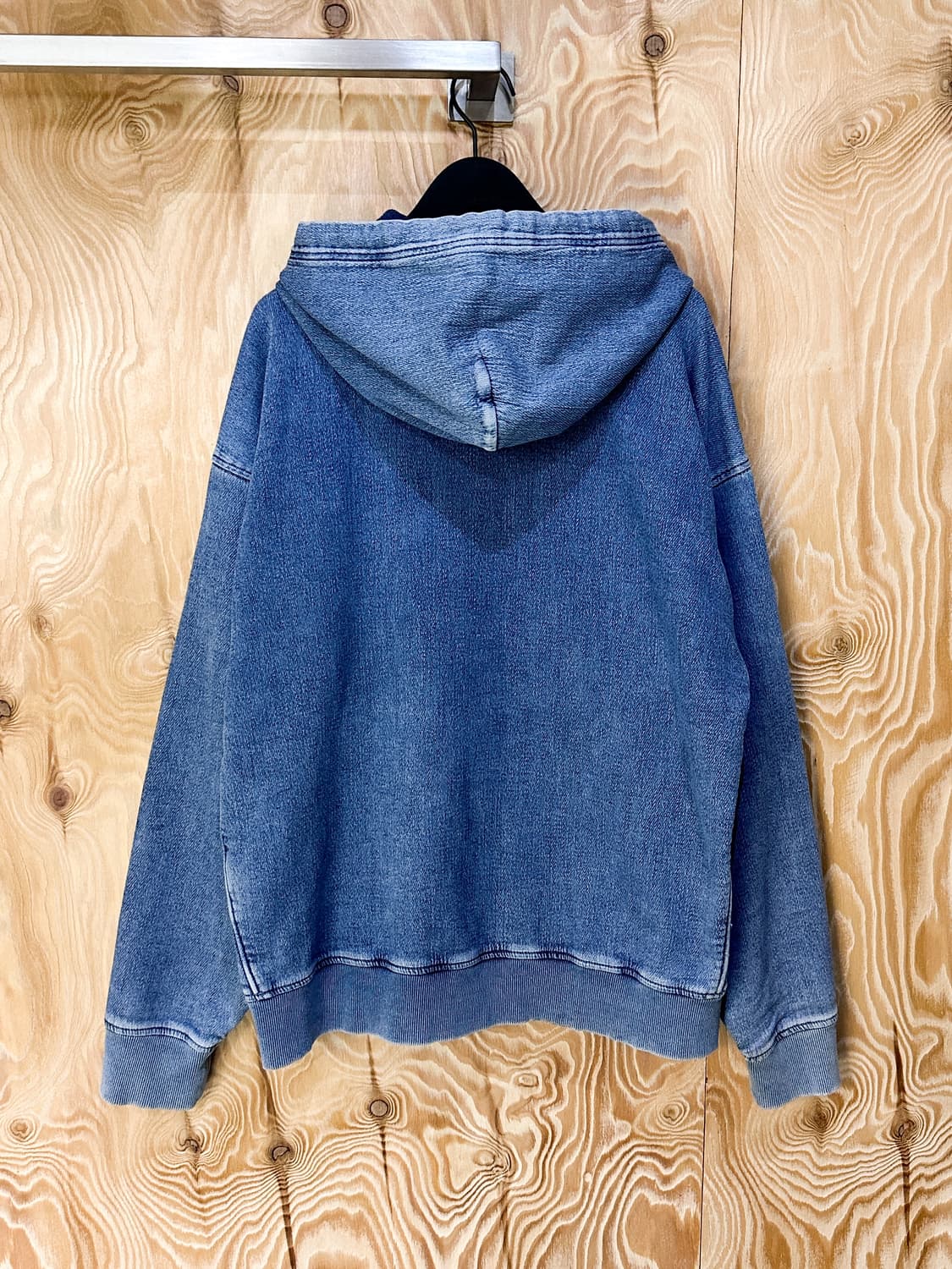 디젤 D-UM-RIB 트랙 데님 후드티 상품이미지5