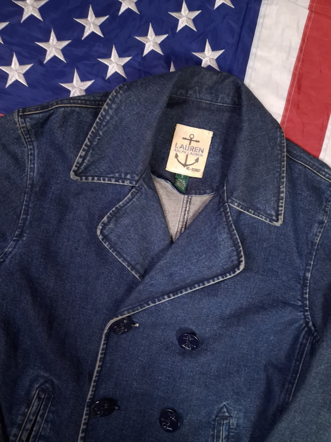 오리지날 로렌 랄프로렌폴로 데님 미해군 피코트 상품이미지3