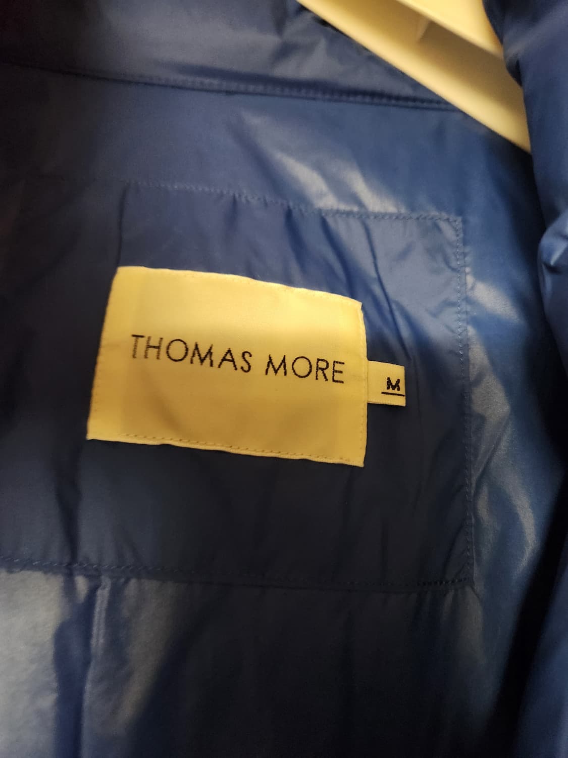 토마스모어  미쉐린 숏 다운 패딩 블루 상품이미지4