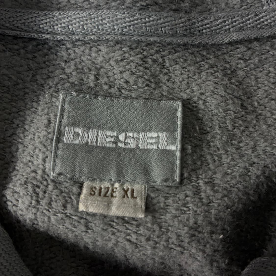 Diesel 디젤 00‘s 피그다이 페이딩 그런지 후드집업 상품이미지6