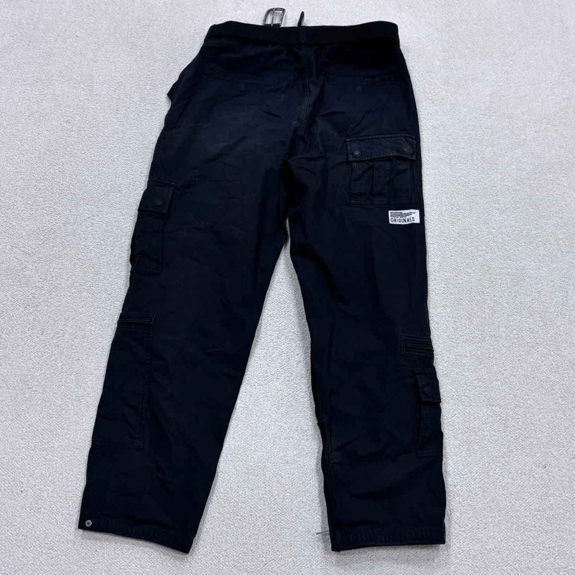 M 디스이즈네버댓 블랙 카고 팬츠 0403E 상품이미지2