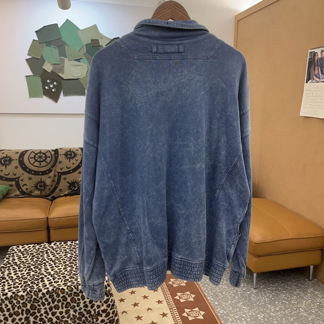 나이키 빈티지 리이슈 데미지 워싱 집업 자켓 XL C09355 상품이미지4