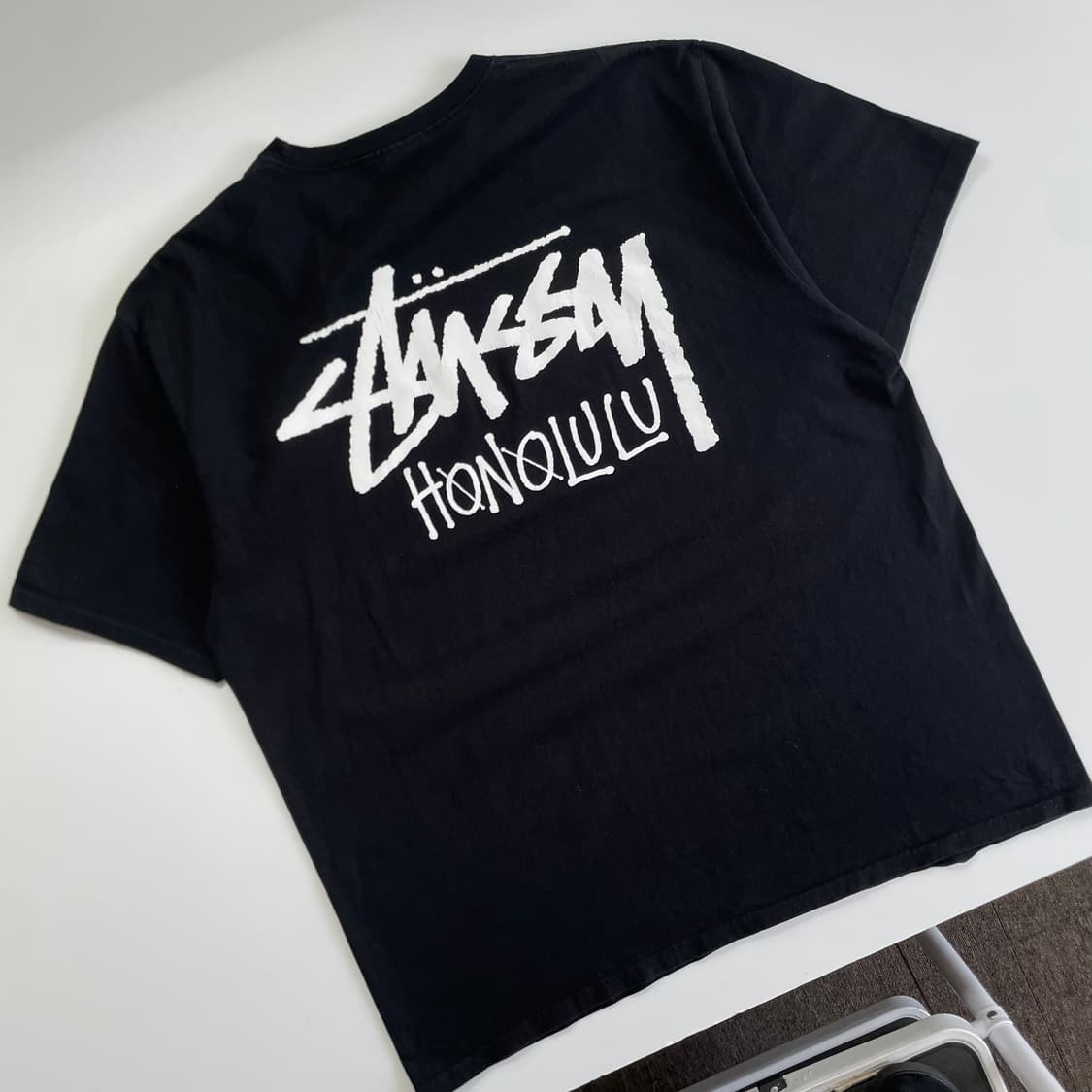 Stussy 스투시 호눌룰루 스탁 블랙 반팔티 상품이미지4