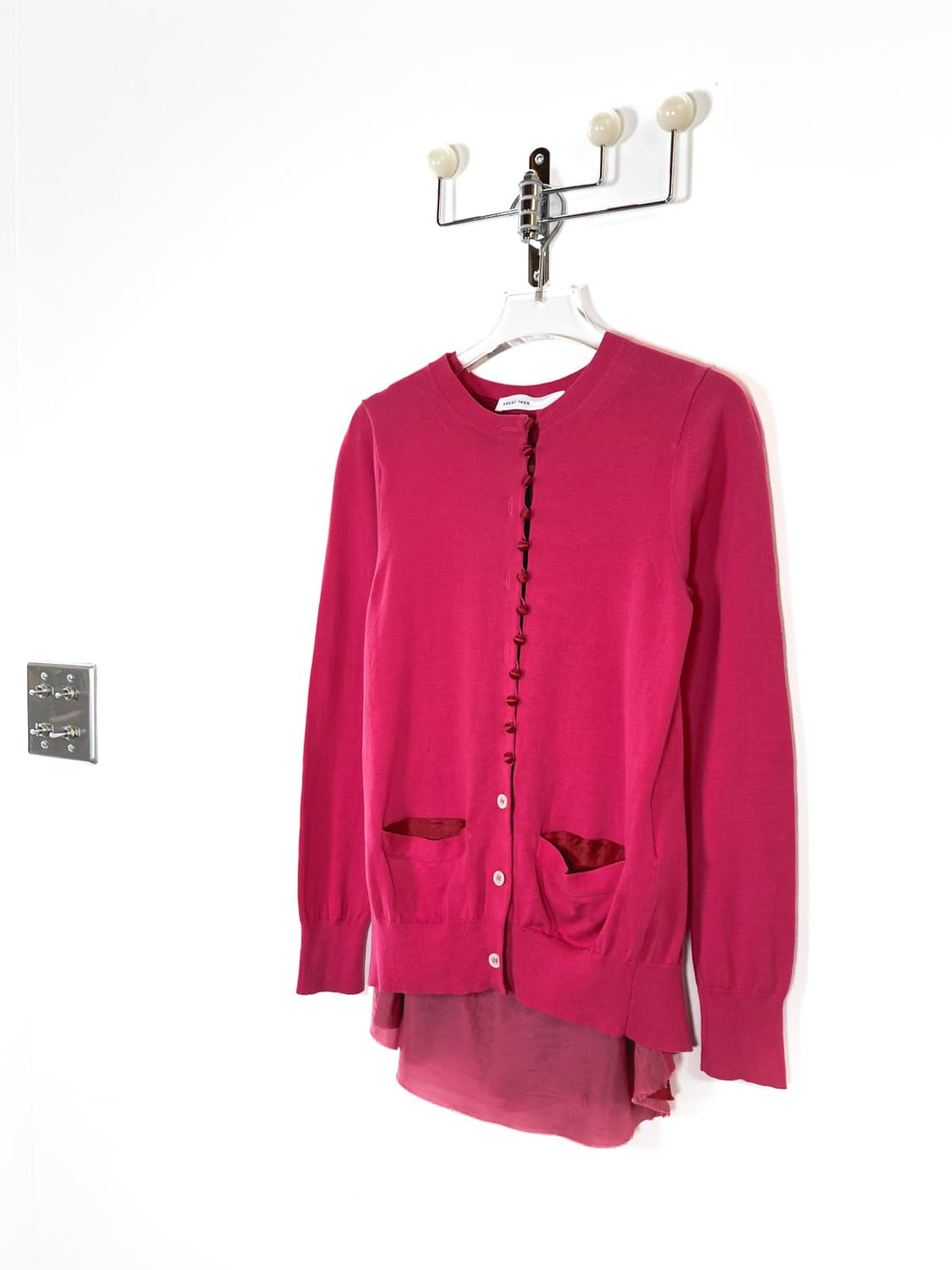 사카이 럭 멀티버튼 레이어드 가디건 상품이미지7