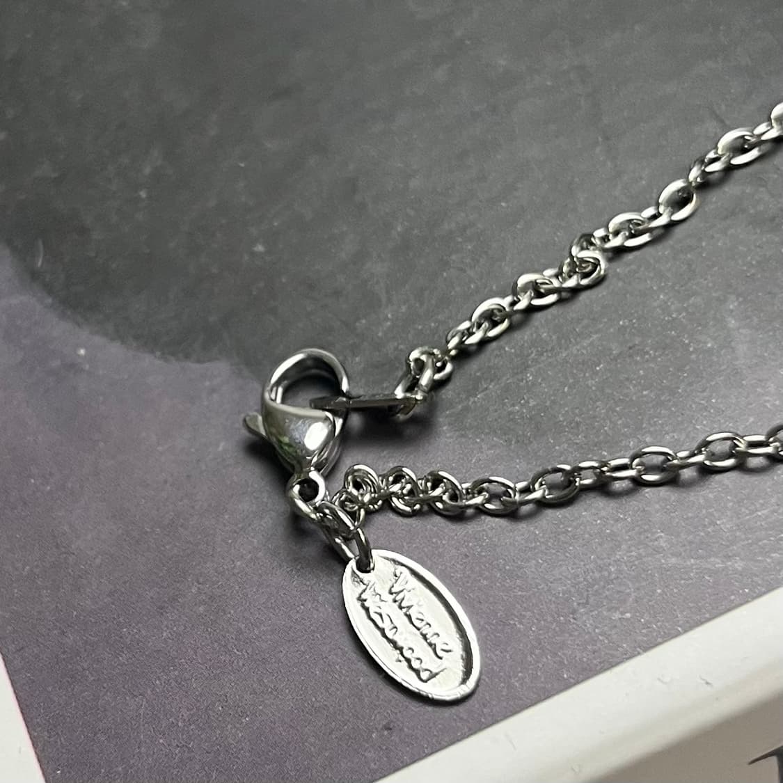 비비안웨스트우드 디아망떼 레드 목걸이 상품이미지5