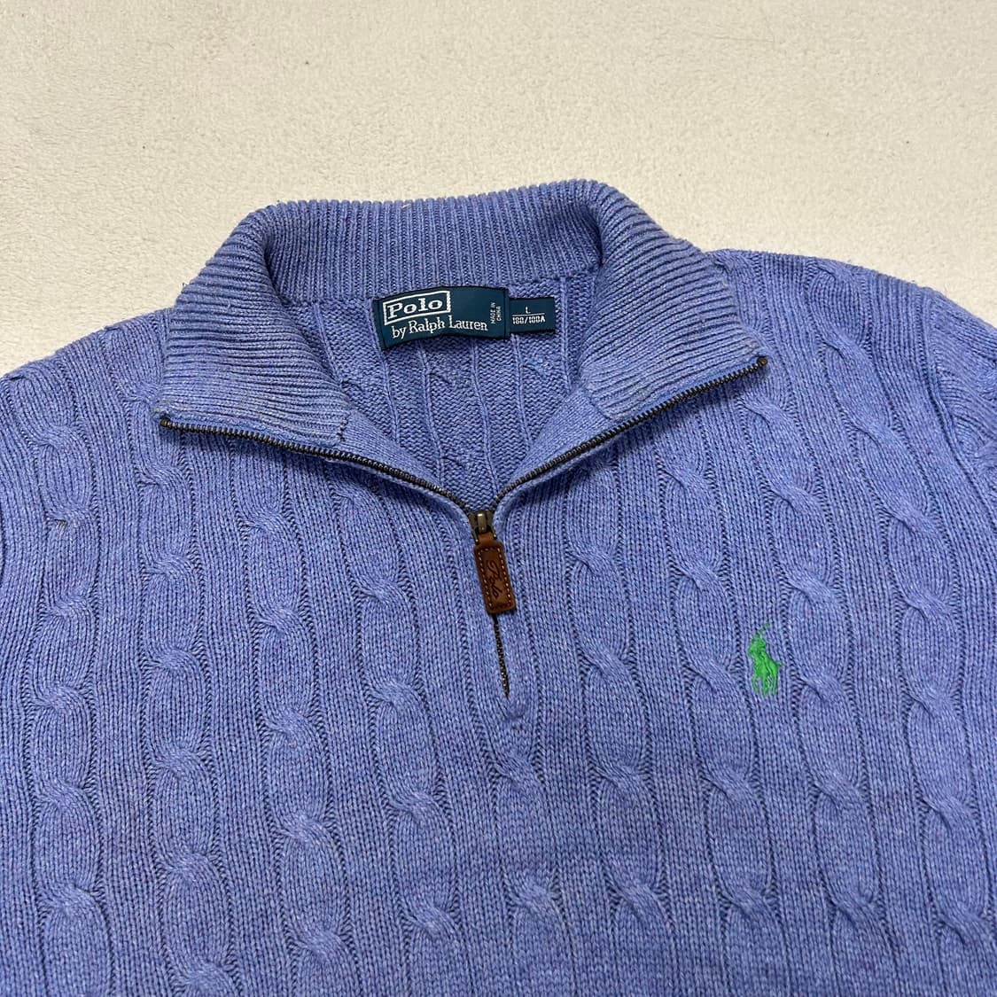 Polo Ralph Lauren lavender cable-knit 상품이미지5