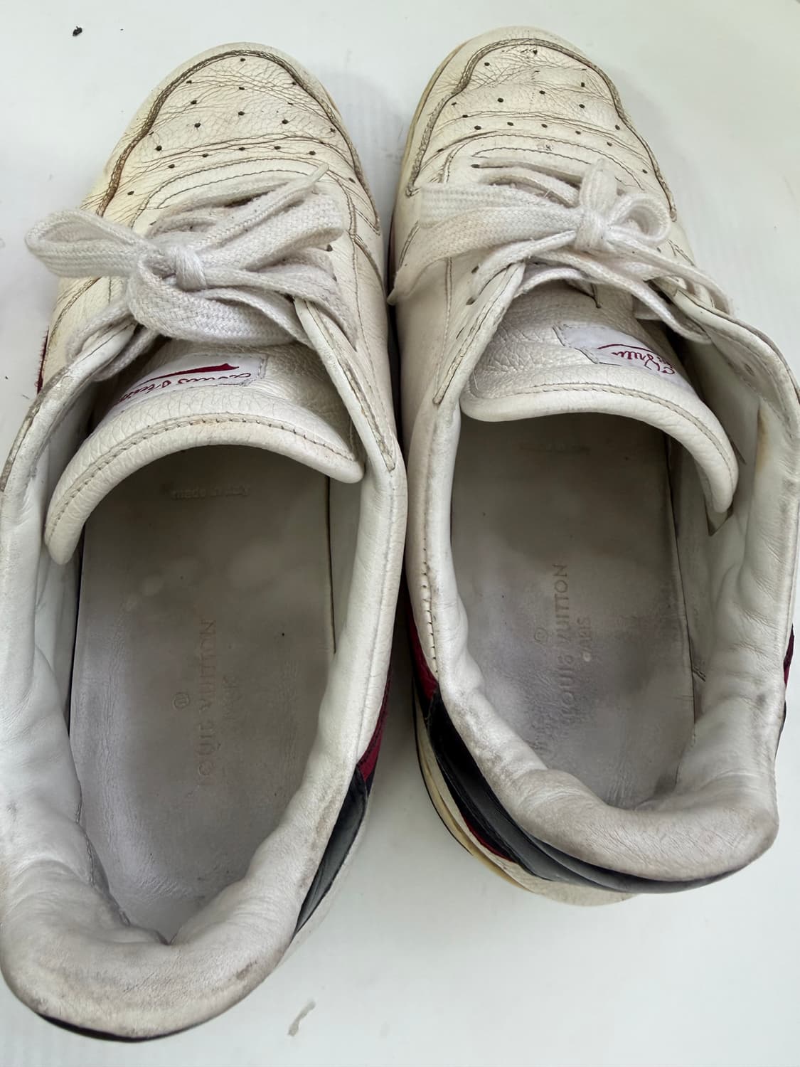 정품) 루이비통 남성 화이트 스니커즈 8(270) 상품이미지8