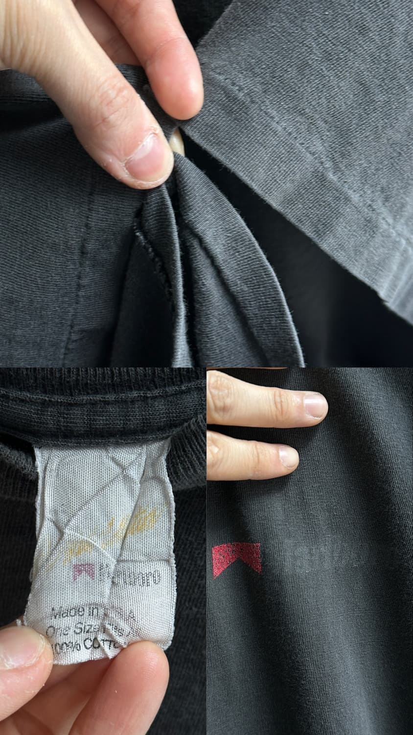 90’s 빈티지 말보로 맨 티셔츠 하드 페이딩 상품이미지8