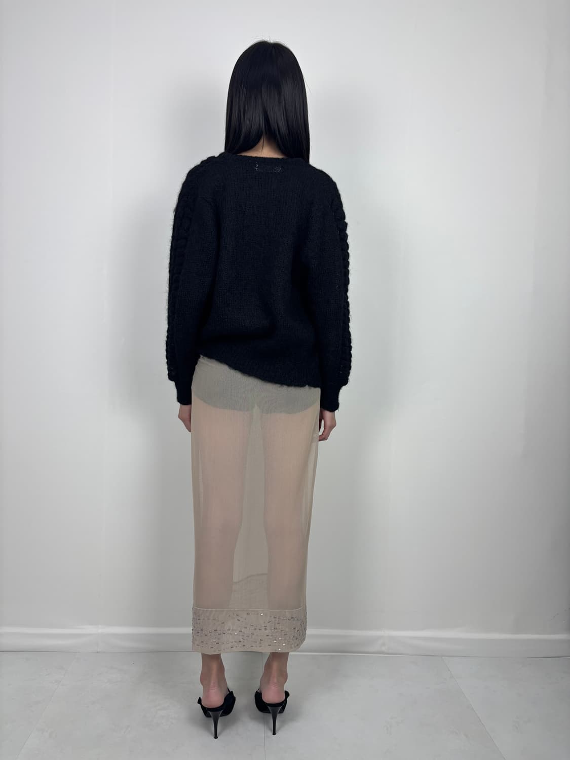ANGORA CABLE CARDIGAN  상품이미지4