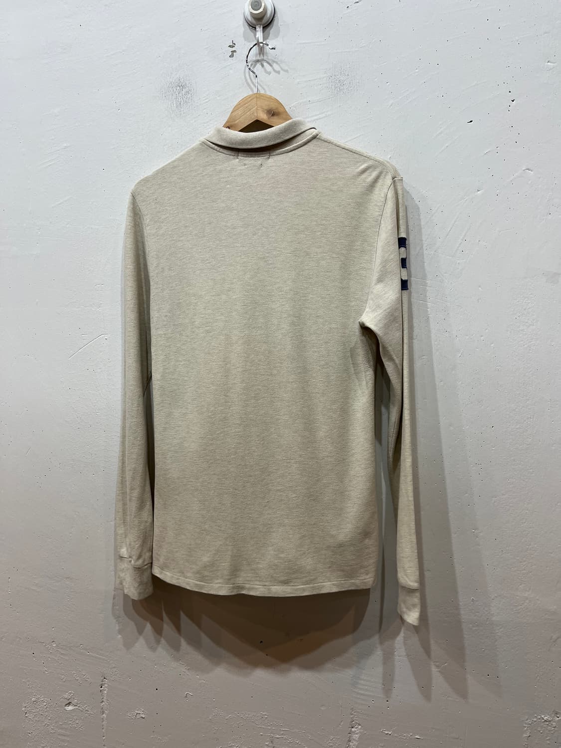 폴로 빅포니 롱슬리브 PK티셔츠 오트밀 상품이미지4