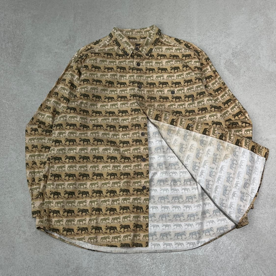 울리치 애니멀 패턴셔츠 s10359 상품이미지3