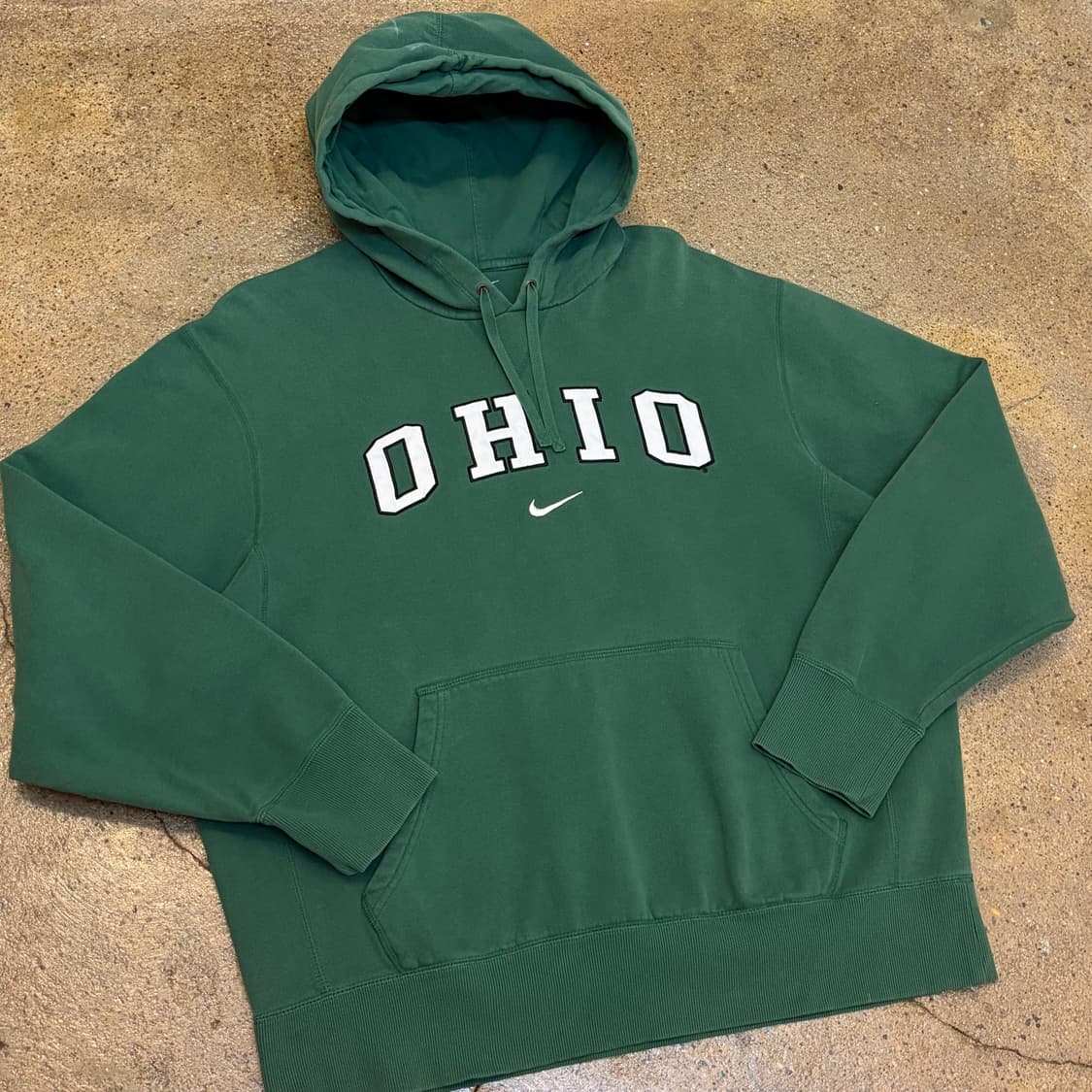 00s USA 미국 빈티지 나이키 오하이오주 스몰 스우시 후드티 상품이미지2