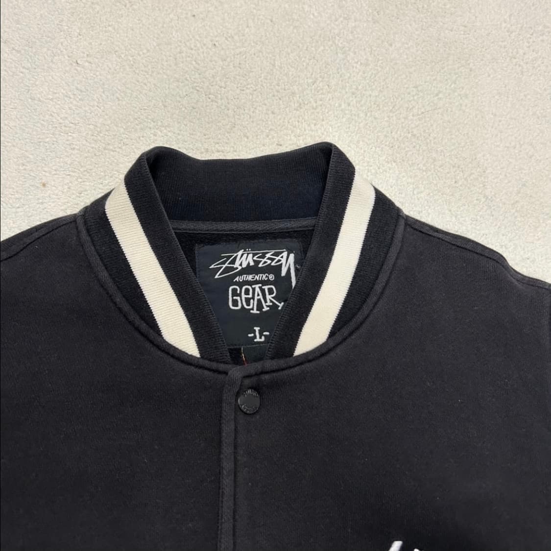 스투시 기어 스컬 바시티자켓 상품이미지4