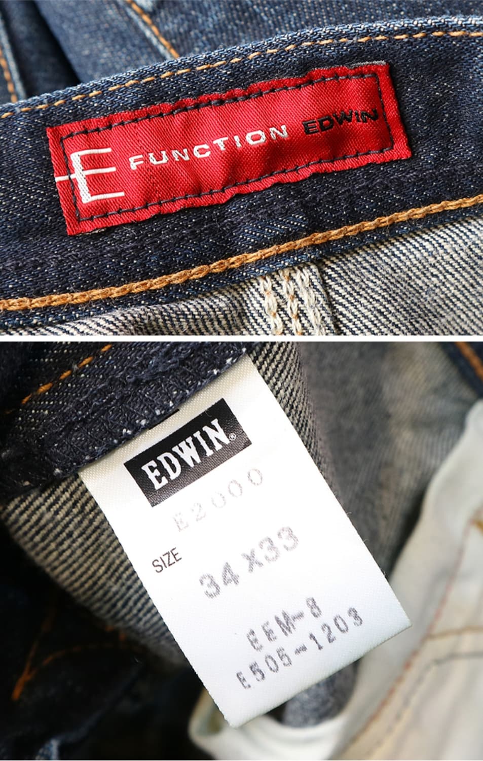 일본판  EDWIN 에드윈 이펑션 E2000 빈티지 데님  
 상품이미지8