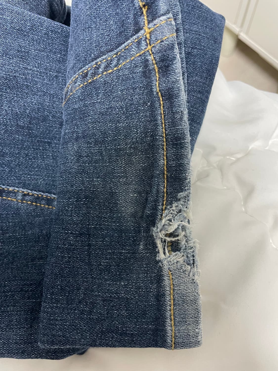 플노팔 부츠컷 데님 (blue) 상품이미지2